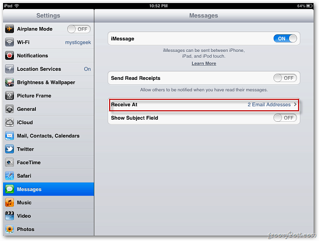 „Apple iOS 5“: „iMessages“ sinchronizuokite tarp „iPhone“ ir „iPad“