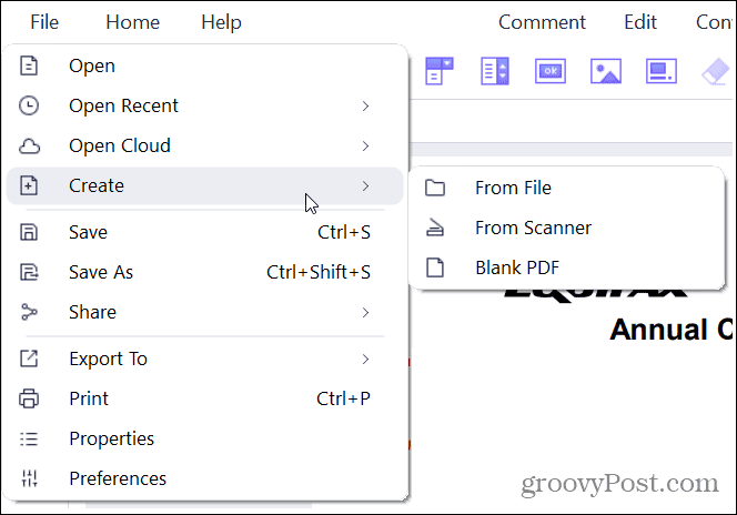 „PDFElement 8“ sukurkite PDF