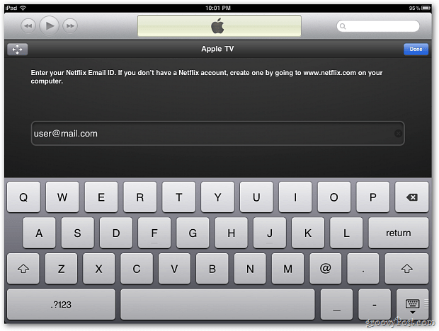 „iPad“ klaviatūra