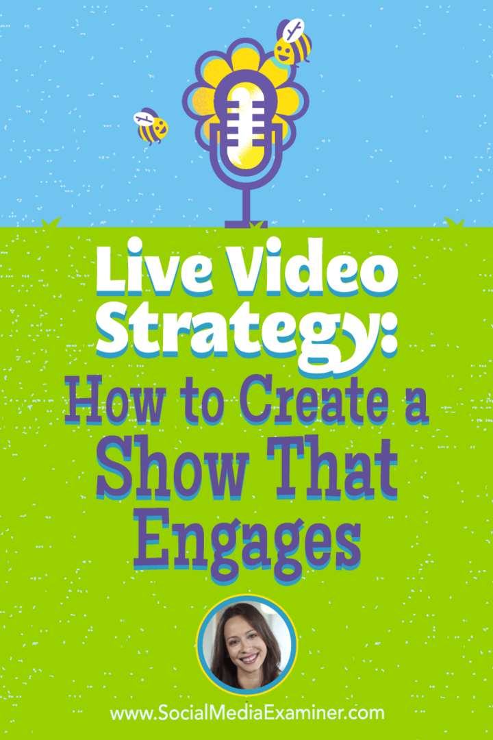 Tiesioginio vaizdo įrašo strategija: kaip sukurti laidą, įtraukiančią: socialinės žiniasklaidos ekspertas