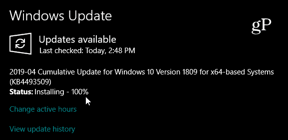 „Windows 10 1809 kb4493509“