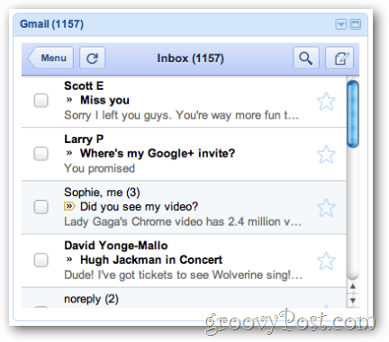 „Gmail“ valdiklis