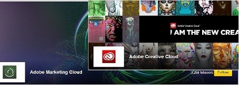 „Adobe“ vitrinos puslapis