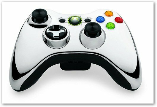 „Xbox 360“ chromo valdiklis chromas