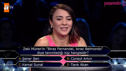 Sabriye Şengül paliko ženklą tam, kas nori būti milijonieriumi