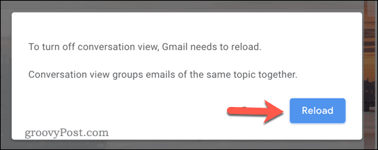 Iš naujo įkelkite „Gmail“ gautuosius