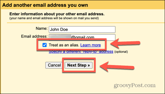 gmail kitas žingsnis