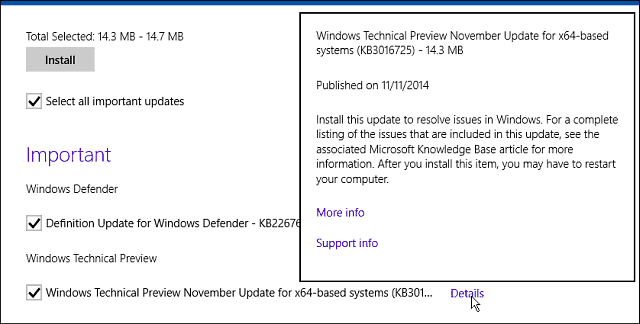 „Windows Update“ lapkritis