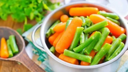 Kaip laikomos daržovės ir mėsa? 