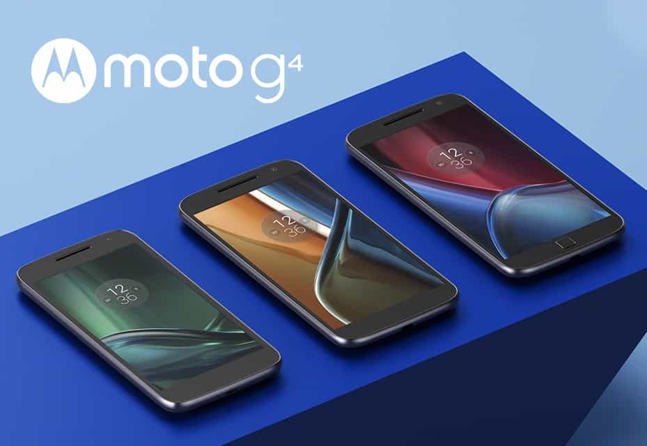 „Motorola“ pristato tris naujus „Moto G4“ išmaniuosius telefonus