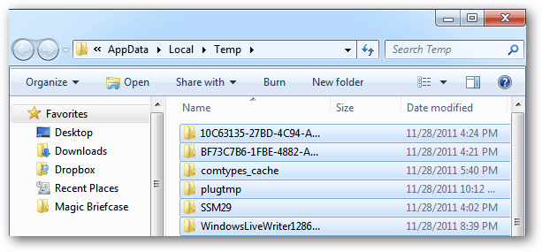 „Windows“: išvalykite laikinus failus, kurių nėra disko valymui