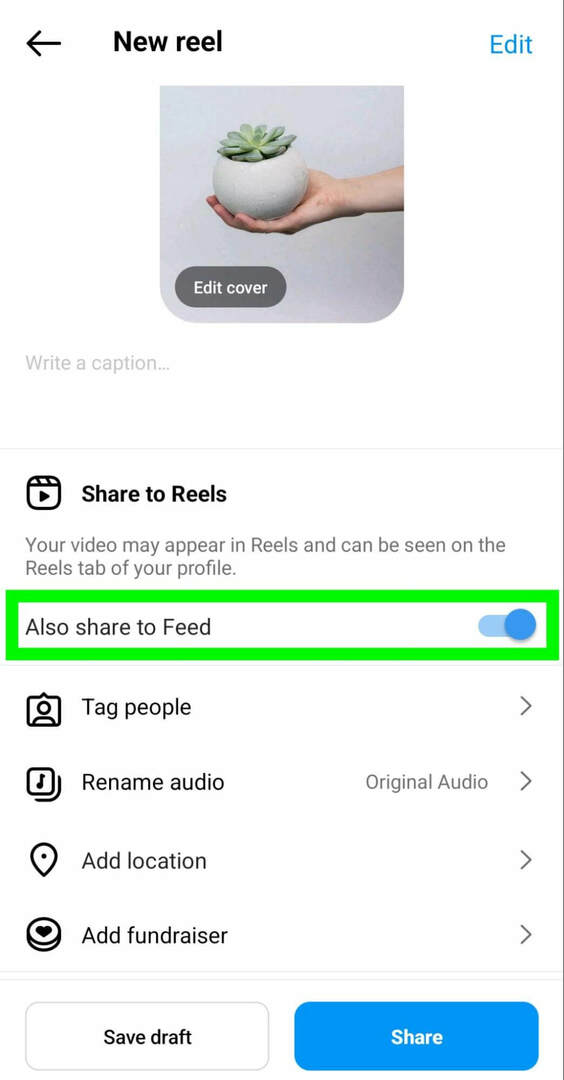 kaip-instagram-atsegti-reels-profile-feature-grid-step-3