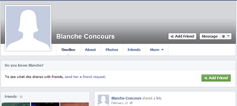 facebook blanche concours profilis