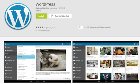 „WordPress“ programa