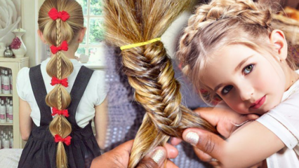 Kokias vaikų šukuosenas galite pasidaryti namuose? Praktinės ir lengvos šukuosenos mokykloje