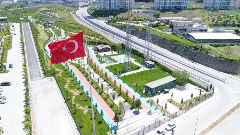 „Ayazma Millet Garden“ vaizdas oficialioje Başakşehir savivaldybės svetainėje