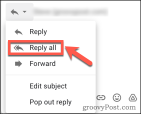 Atsakyti visiems Gmail gavėjams