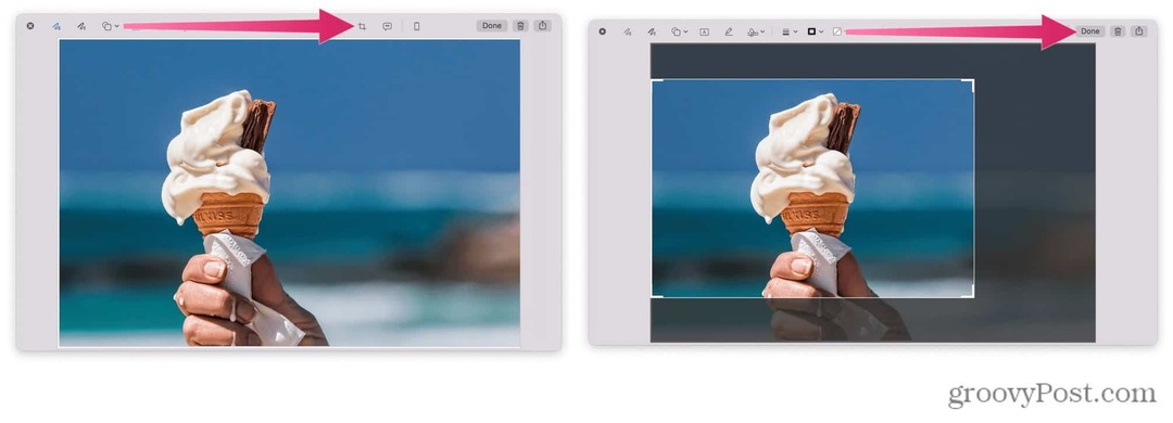 Kaip apkarpyti ekrano kopiją „Mac“.