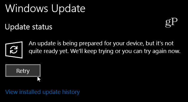 „Windows 10 Build 16288“ pakartotinio pranešimo versija