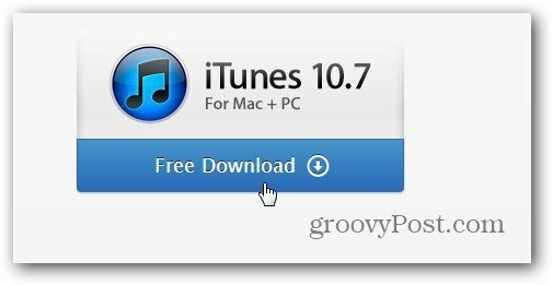Atsisiųskite „iTunes 10_7“