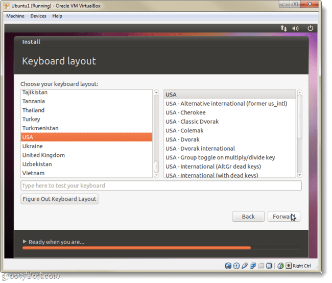 „ubuntu“ klaviatūros išdėstymas