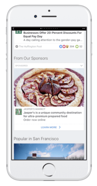 „Facebook“ plečia tiesioginių straipsnių reklamavimo galimybes.