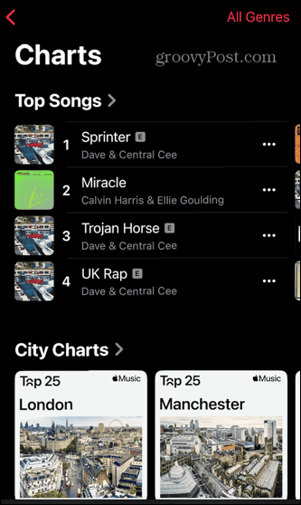 Apple muzikos topų populiariausios dainos