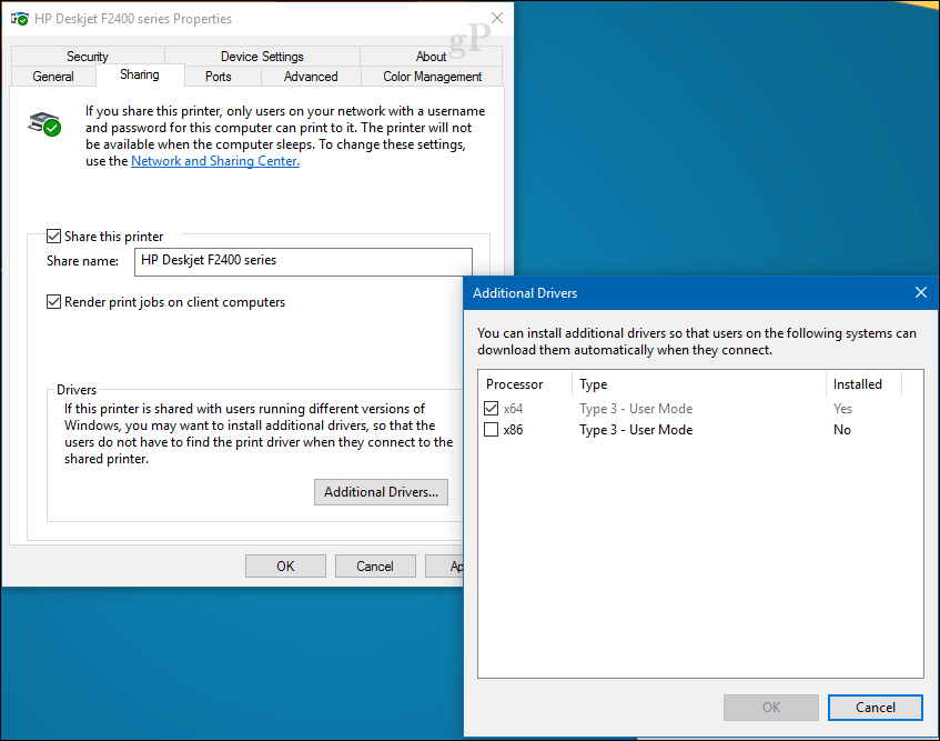 Kaip bendrinti spausdintuvą „Windows 10“