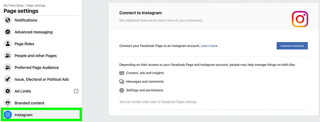 kaip-to-Facebook-verslo-puslapio-optimizavimo-nuoroda-instagram-paskyros-15 veiksmas
