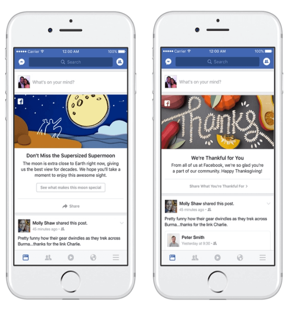 „Facebook“ pristatė naują rinkodaros programą, skirtą žmonėms pakviesti dalintis ir kalbėti apie įvykius ir akimirkas, vykstančius jų bendruomenėse ir visame pasaulyje.