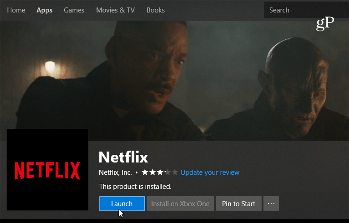 „Netflix App Windows 10“