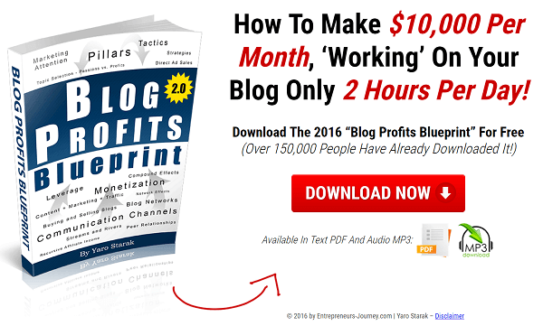 „Blog Profit Blueprint“ yra nemokama ataskaita, kurioje skaitytojai gali pasirinkti „Yaro“ el. 