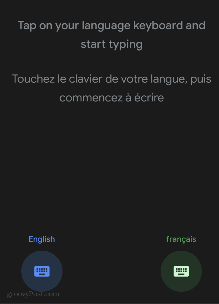 „Google“ padėjėjo vertėjo režimo klaviatūra