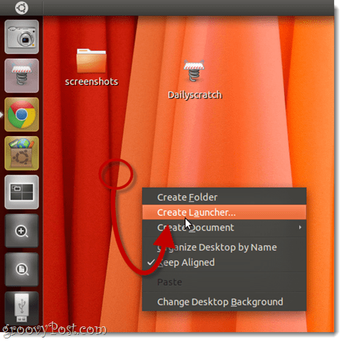 sukurti paleidimo įrenginius Ubuntu