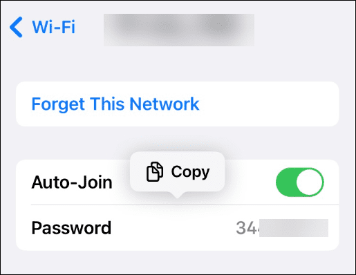 Peržiūrėkite išsaugotus „Wi-Fi“ tinklo slaptažodžius „iPhone“.