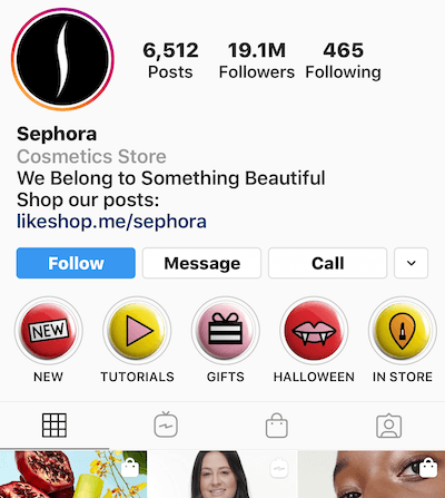 „Instagram“ pabrėžia albumus „HubSpot“ profilyje