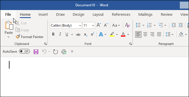 naudokite mla formatą „Microsoft Word“.