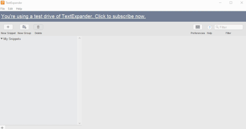 „TextExpander“ sukurkite fragmentą
