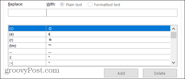 „Word“ pakeitimai sistemoje „Windows“