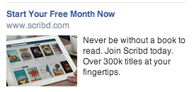 scribd facebook skelbimas