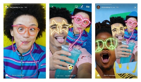 „Instagram“ vartotojai dabar gali remiksuoti draugų nuotraukas ir siųsti jas atgal į linksmus pokalbius.