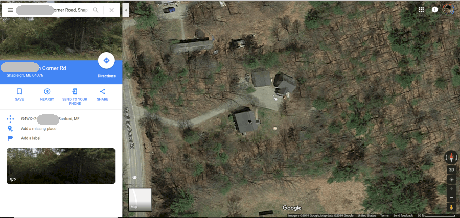 google maps kaimo vietovė