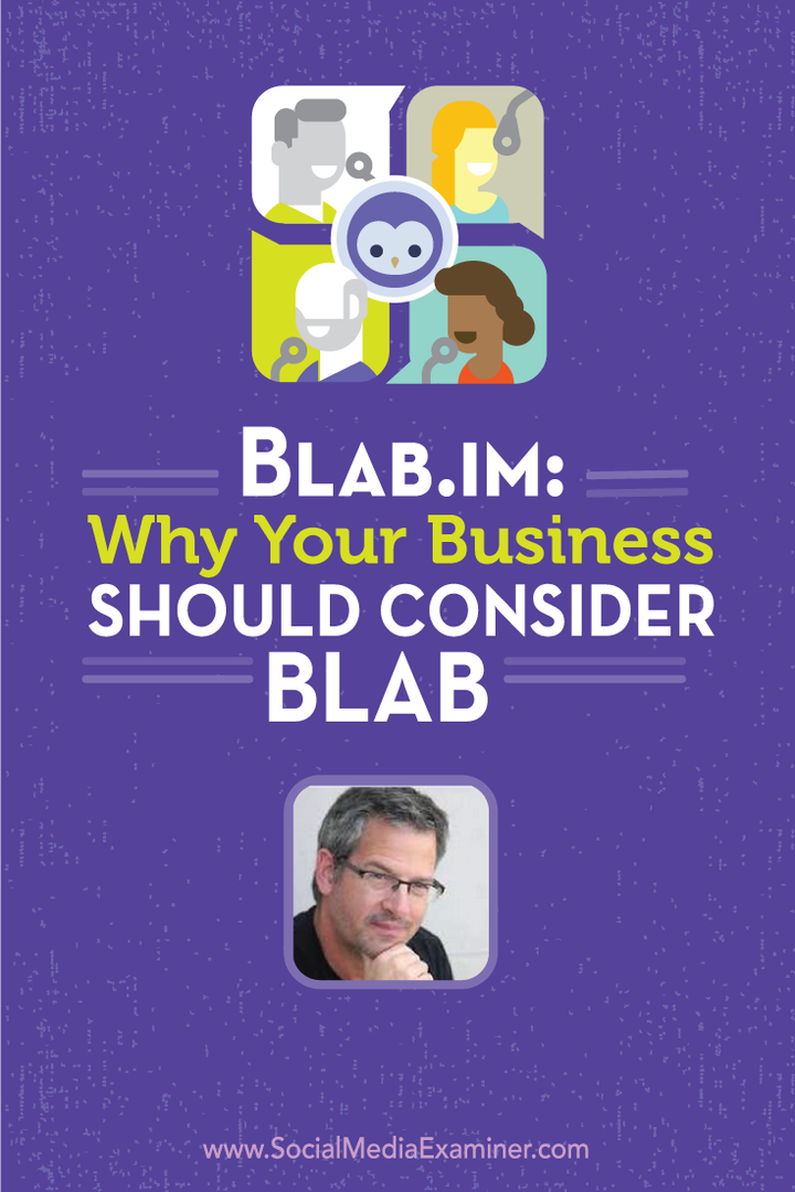 „Blab.im“: kodėl jūsų verslas turėtų atsižvelgti į „Blab“: socialinės žiniasklaidos ekspertas