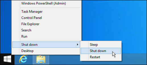 Išjungti „Windows 8.1“ mygtuką Pradėti