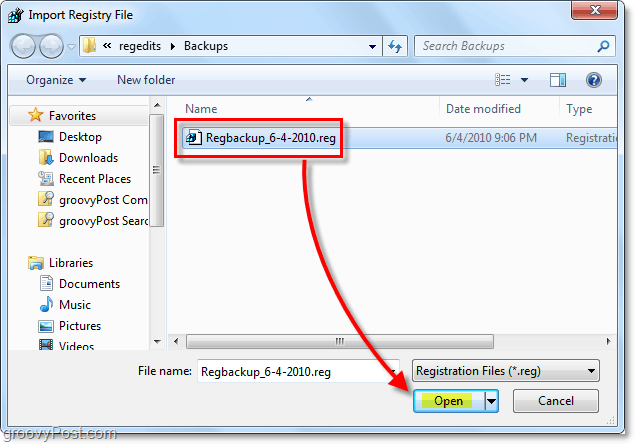 Kaip sukurti atsarginę kopiją ir atkurti „Windows 10“ ar 7 registrą