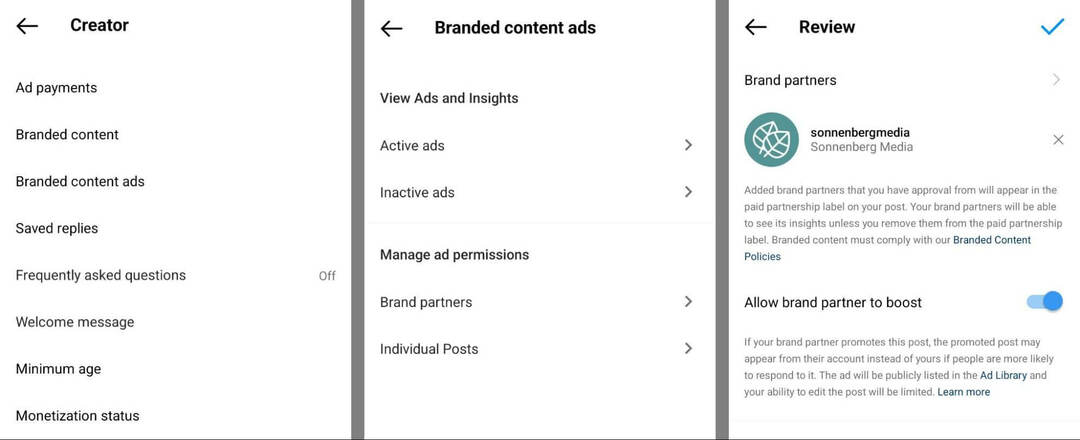reklamos kampanijos-kaip-naudoti-social-proof-in-instagram-ads-branded-content-tool-allow-brand-partner-boost-sonnenbergmedia-example-9