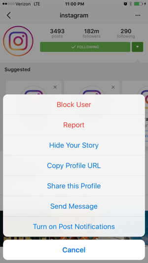 „instagram“ įjunkite pranešimus apie pranešimus