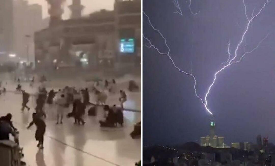 Po stipraus lietaus ir audros Mekoje „Super Cell“ buvo išvystas!