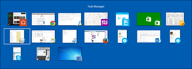 Kaip perjungti užduotis naudojant "Windows 8.1" modernią sąsają