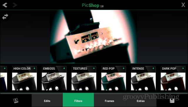 „PicShop“ filtrai